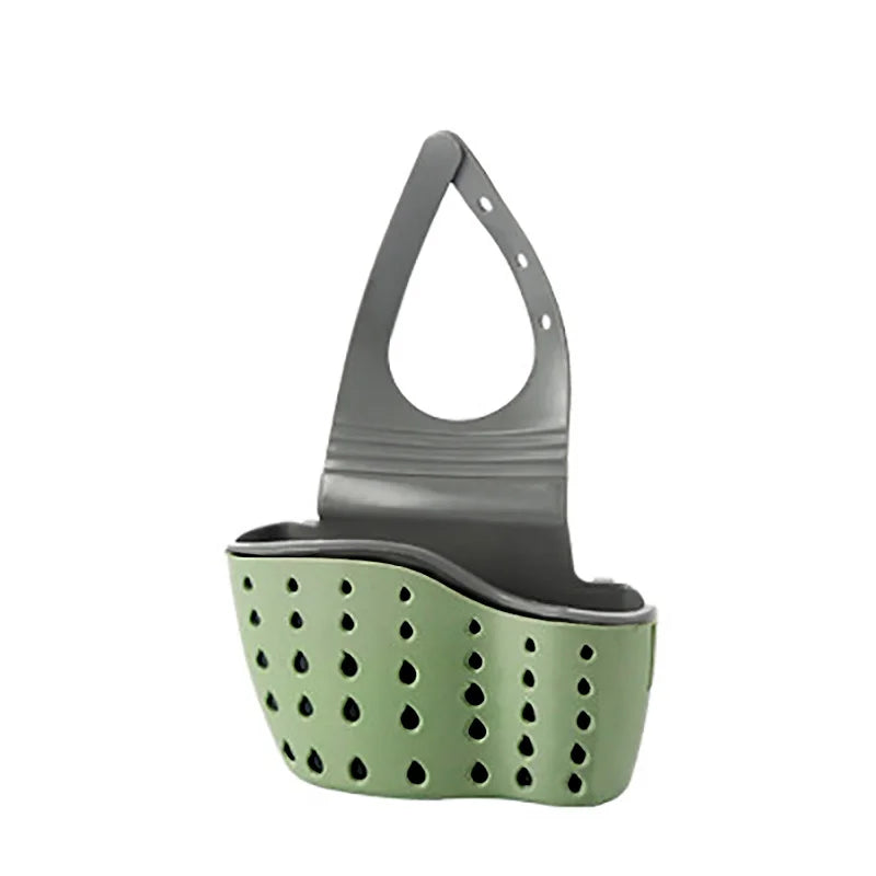 Kitchen Sink Organiser – Hanging Drain Basket & Sponge Holder