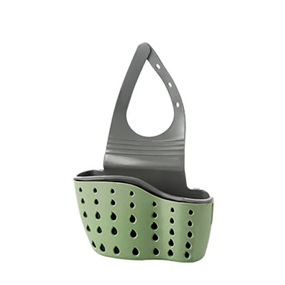 Kitchen Sink Organiser – Hanging Drain Basket & Sponge Holder