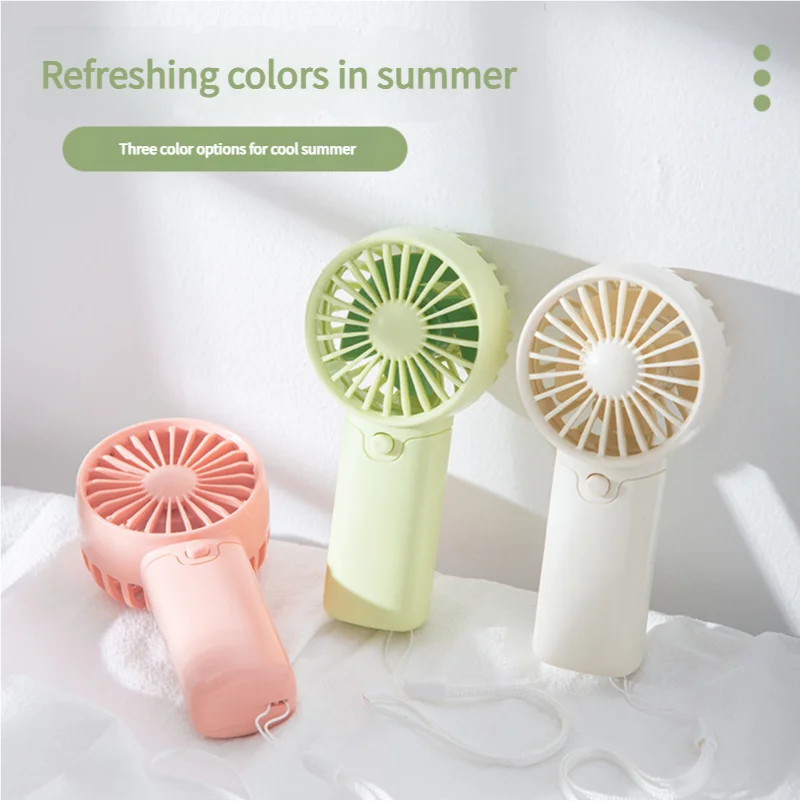 Portable Handheld Mini Fan (AAA Batteries Not Included)