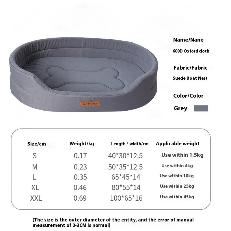 Waterproof Dog Bed – Soft Washable Sofa Bed for Dogs