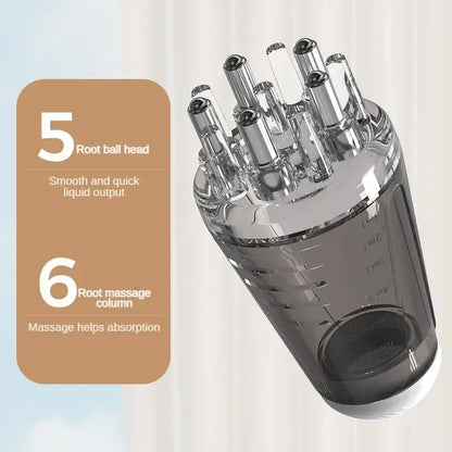 Hexagon Scalp Applicator & Oil Roller Massage Comb