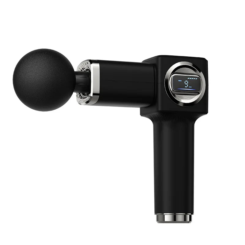 Portable Muscle Massage Gun with LED Touch Screen & 4 Attachments