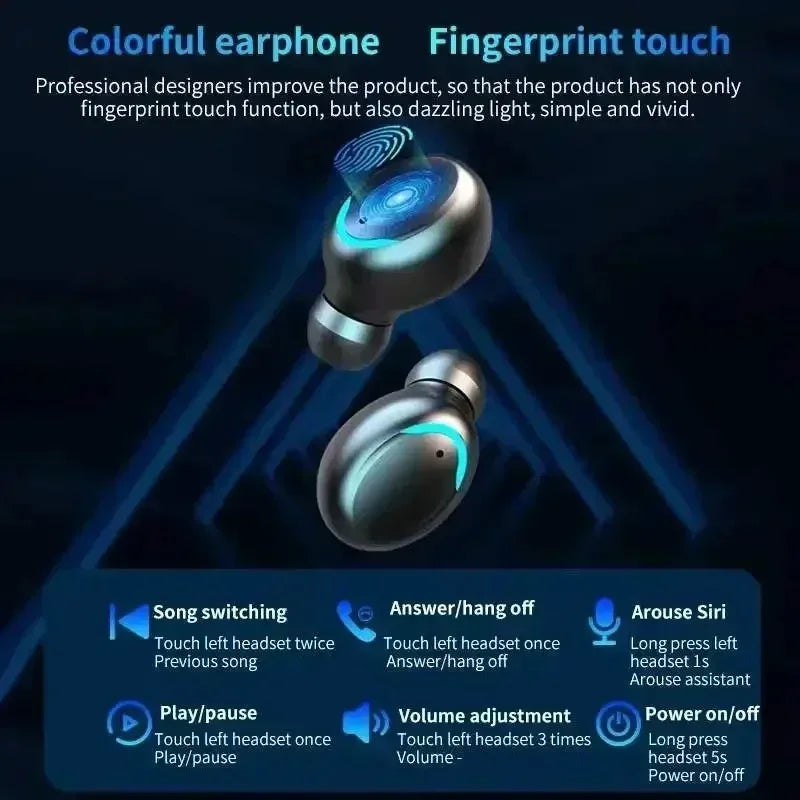 TWS F9-5 Earphone Bluetooth 5.3 Wireless Headphones