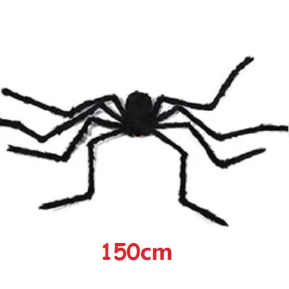 Giant Plush Spider Halloween Decoration – Indoor & Outdoor