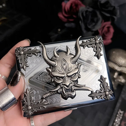 Slim Metal Cigarette Case | Holds 20 Cigarettes