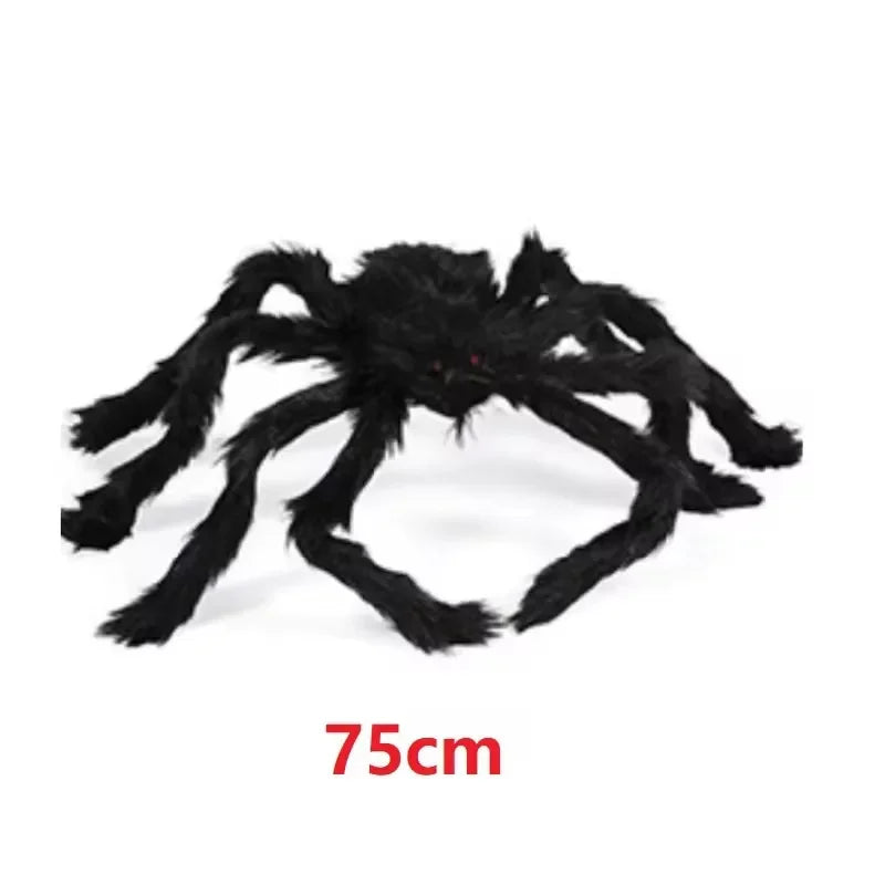 Giant Plush Spider Halloween Decoration – Indoor & Outdoor
