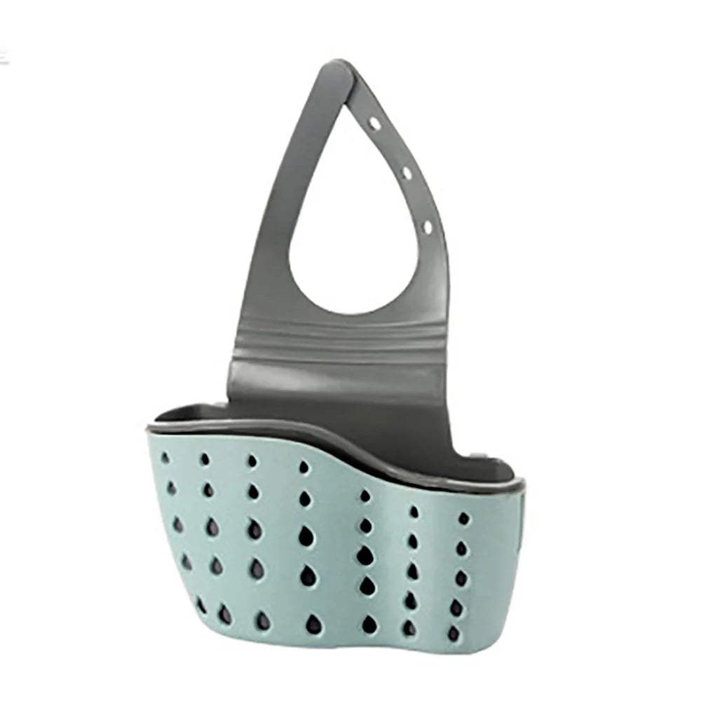 Kitchen Sink Organiser – Hanging Drain Basket & Sponge Holder