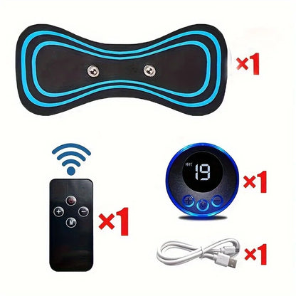 EMS Neck & Body Massager – 8 Modes, 19 Intensity Levels