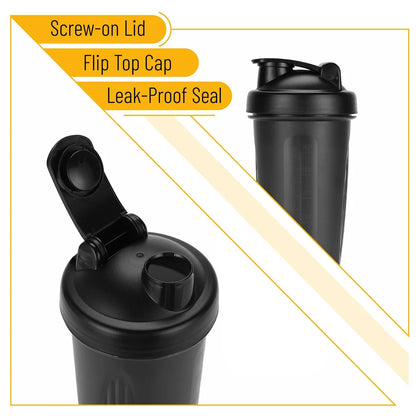 Protein Shaker Bottle with Whisk Ball | 600ml