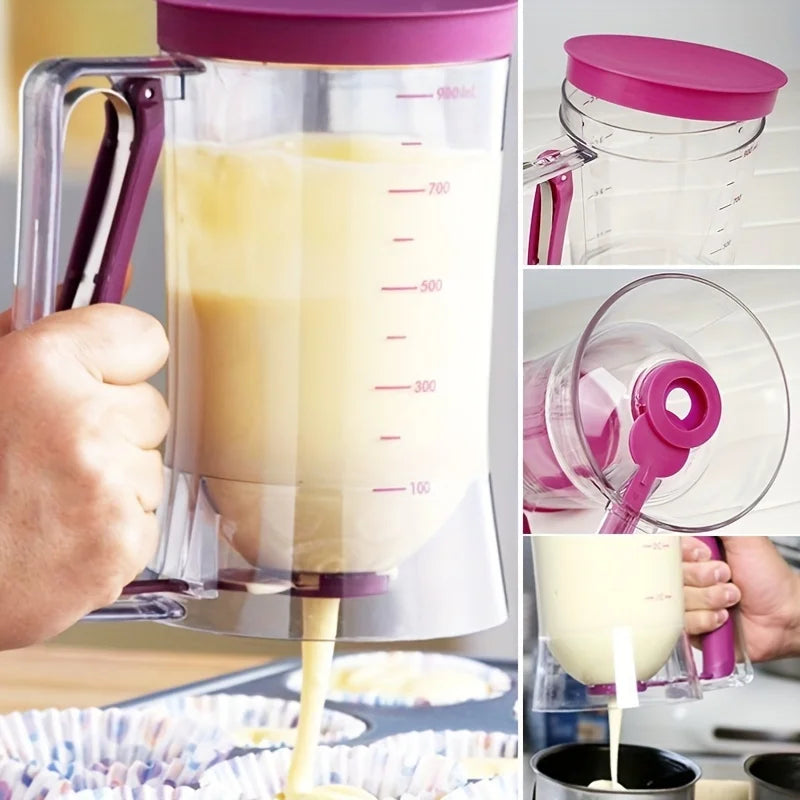 Batter Dispenser with Graduated Measurements | 900ml