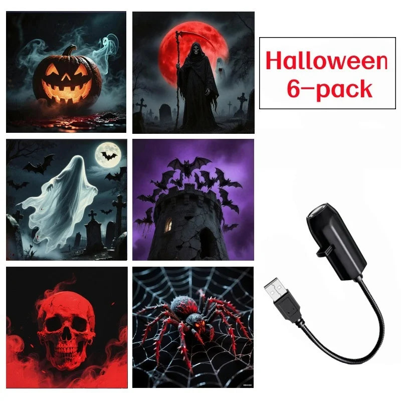 Halloween USB LED Projection Lamp