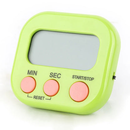 Digital Kitchen Timer with Magnetic Back – Loud Alarm, 4 Colours
