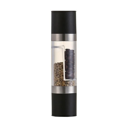 2-in-1 Salt & Pepper Grinder | Stainless Steel with Adjustable Ceramic Mill
