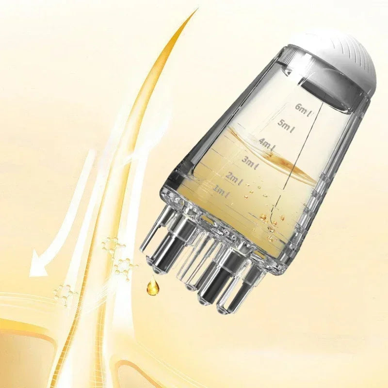 Hexagon Scalp Applicator & Oil Roller Massage Comb